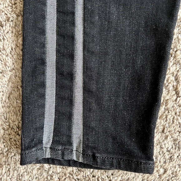 7 for All Mankind Sz 32 Black Skinny Jeans - Picture 3 of 6